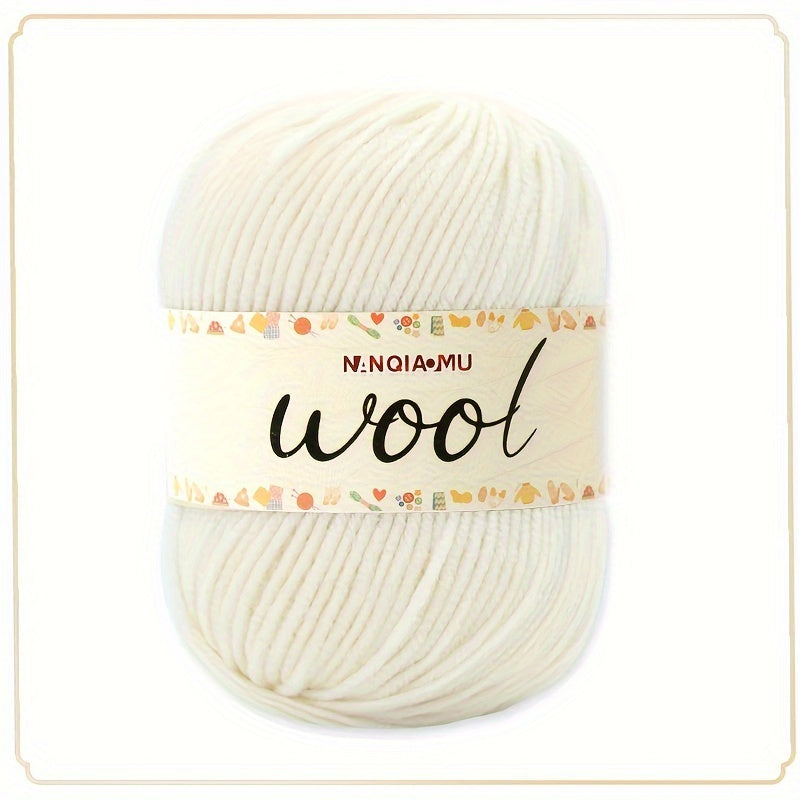 100% Pure Wool, Soft Knitting Crochet Yarn 50g