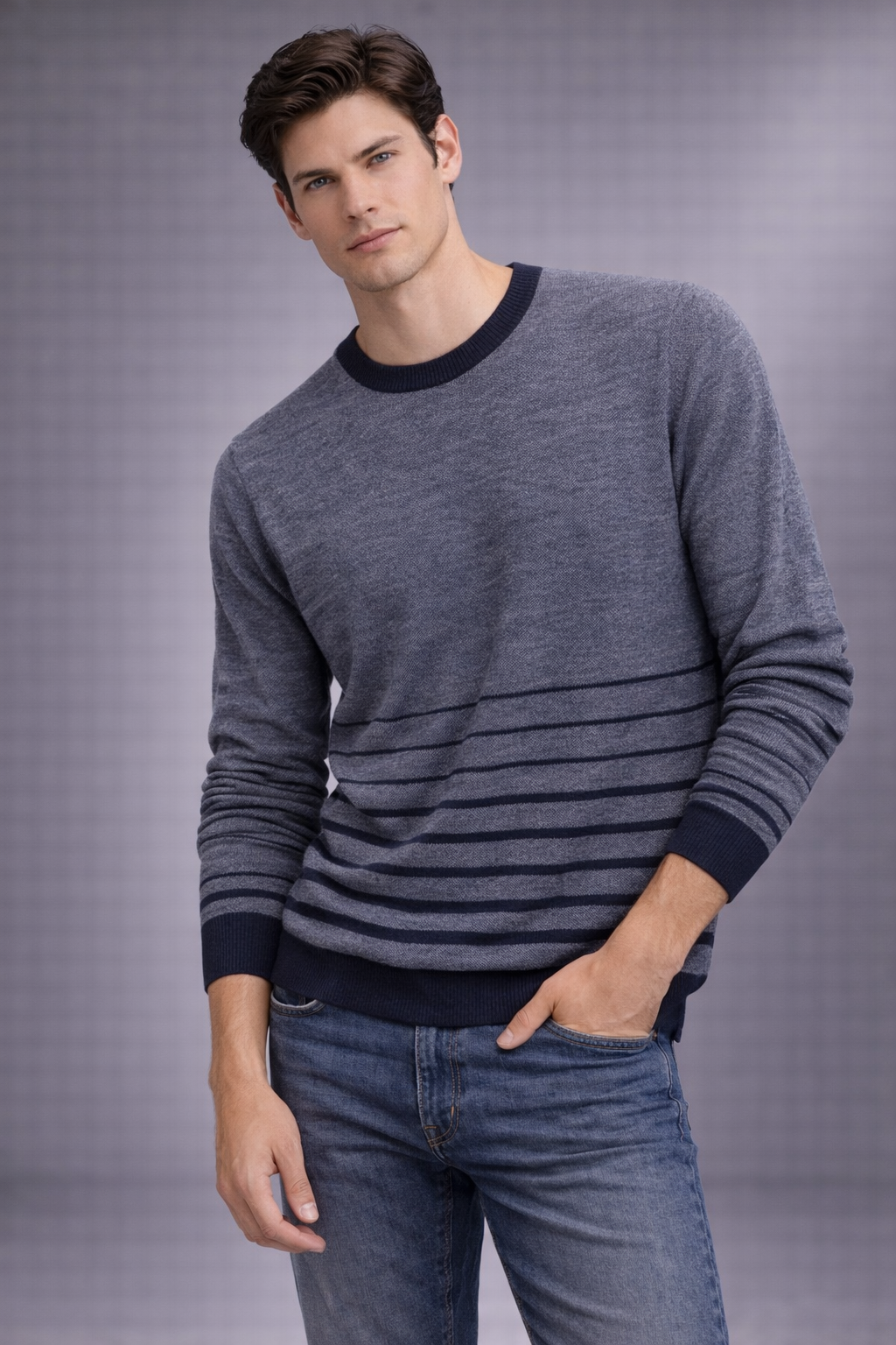 Fields Classics Pure Merino Wool Crew Neck Pullover