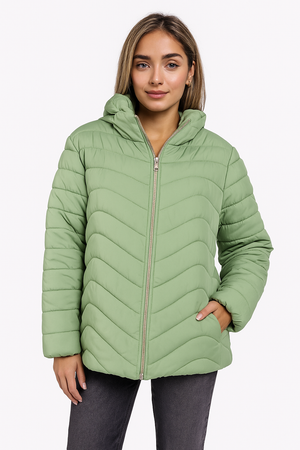 SABENA PADDED JACKET WITH FAUX FUR LINING