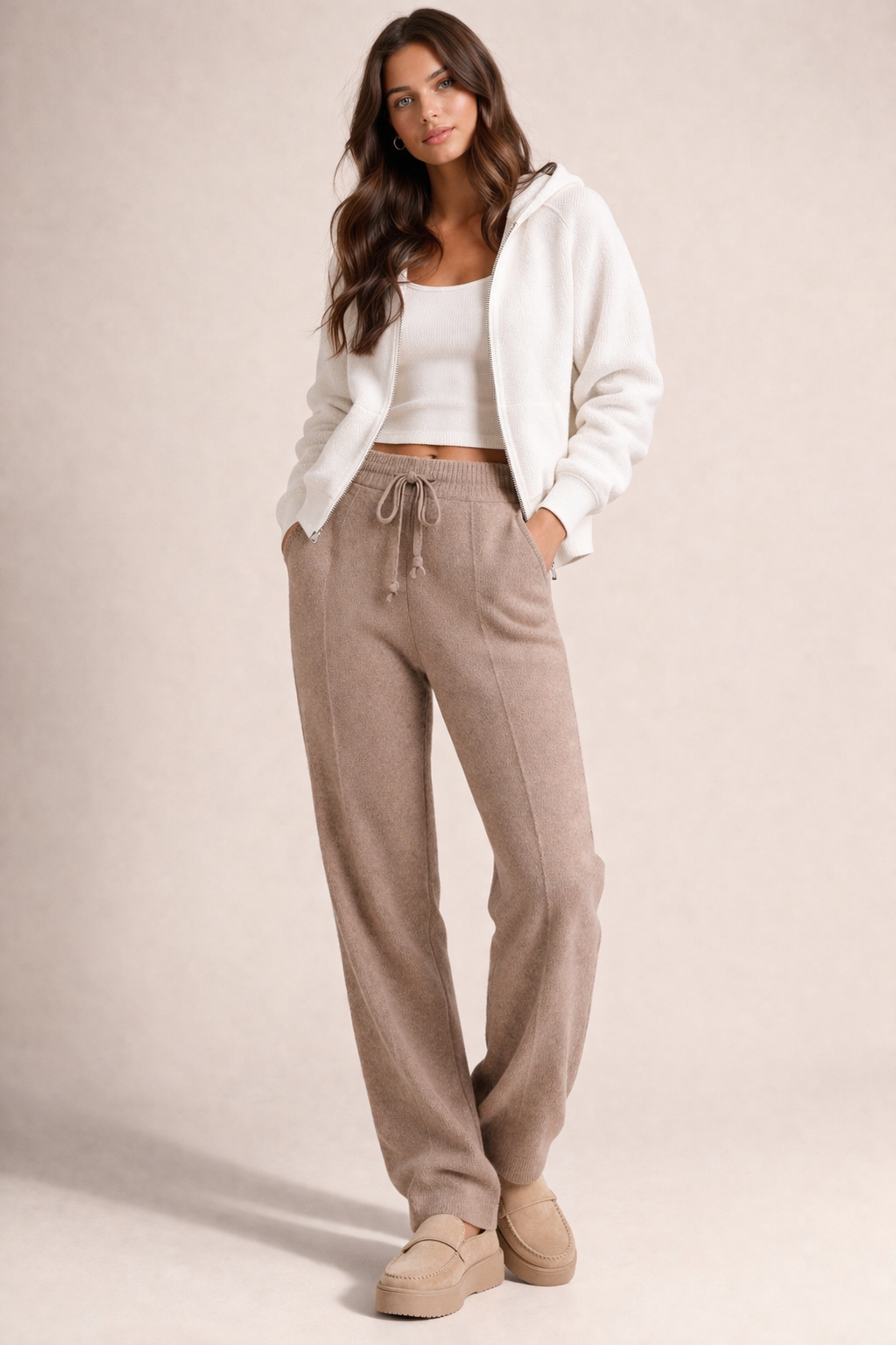 PURE CASHMERE PANTS