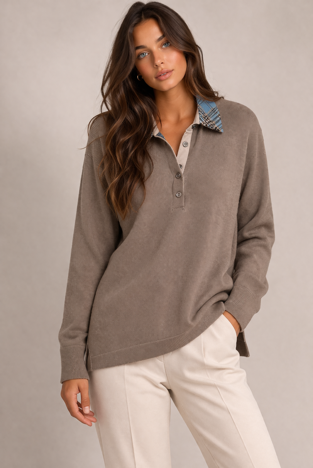 JO-RO  COLLAR PULLOVER