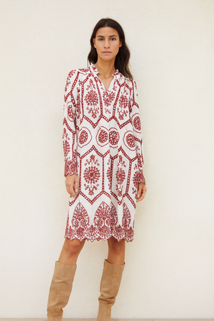 Miss Goodlife midikleid mit lochstickerei Dress