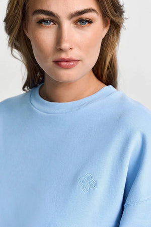 RICH & ROYAL SWEATSHIRT WITH STITCHING