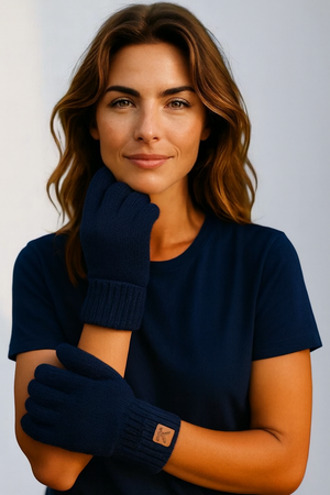 Unisex Alpaca Wool Gloves With Touch Screen