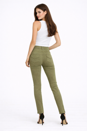 IVY-Karmey Chino Colour - Army Green