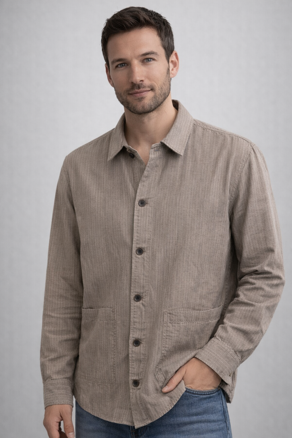 DSTREZZED NIX PINSTRIPE JACKET