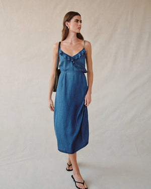 Bella Dahl Ruffle Cami Midi Dress