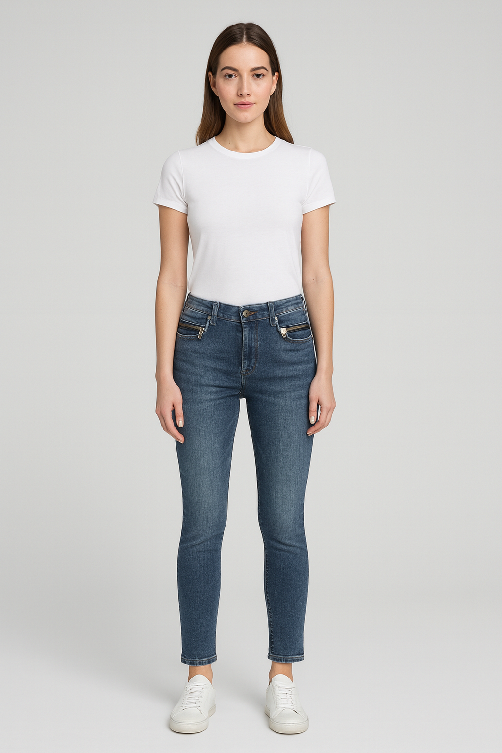 IVY Copenhagen Alexa Jeans Zip Wash Bergamo