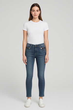 IVY Copenhagen Alexa Jeans Zip Wash Bergamo