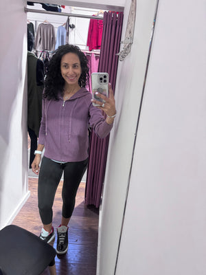 Pure cashmere Full zip hoodie