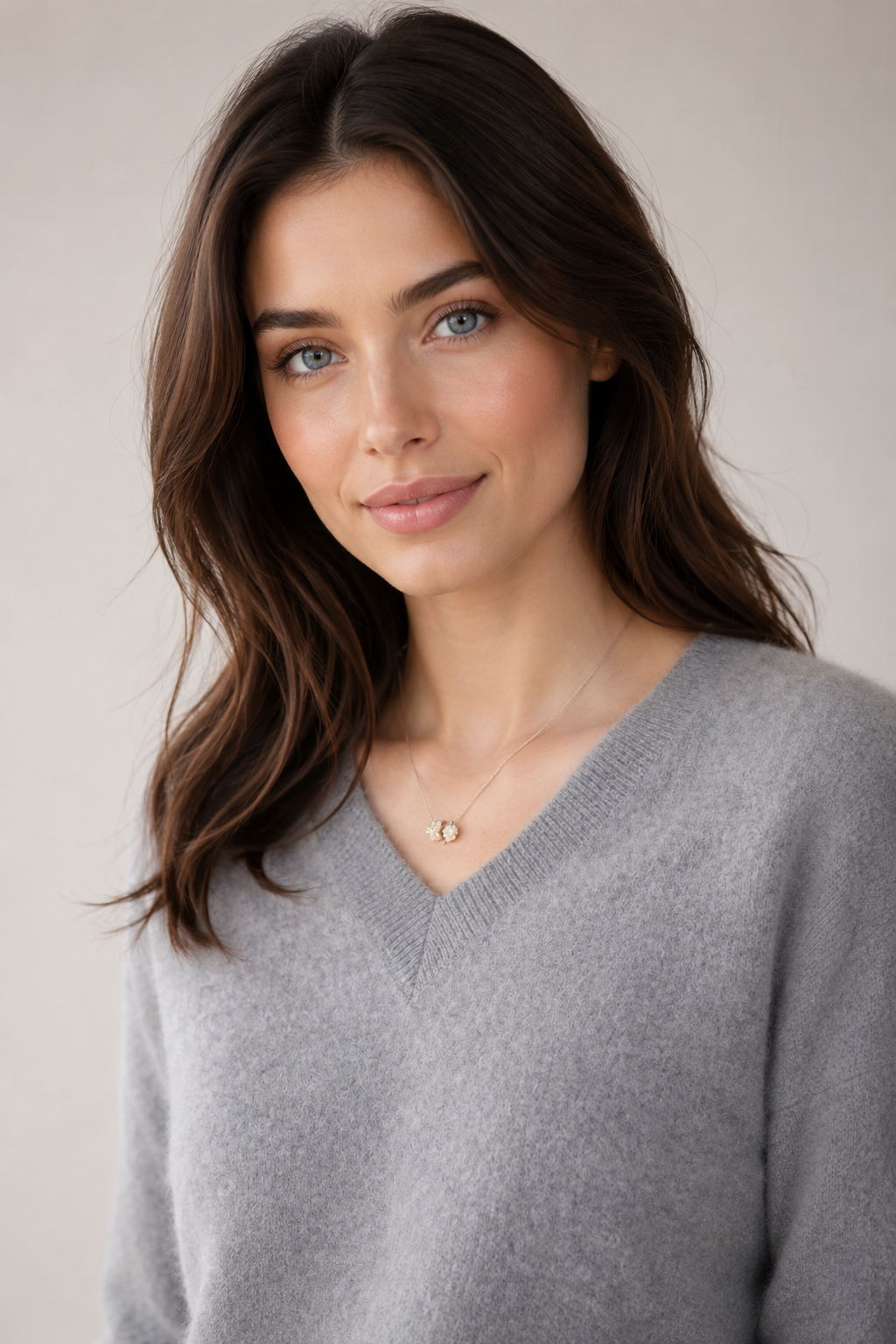 PURE CASHMERE V-NECK PULLOVER