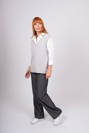 V-NECK CLASSIC VEST BRIDGE & LORD CASHMERE / MERINO