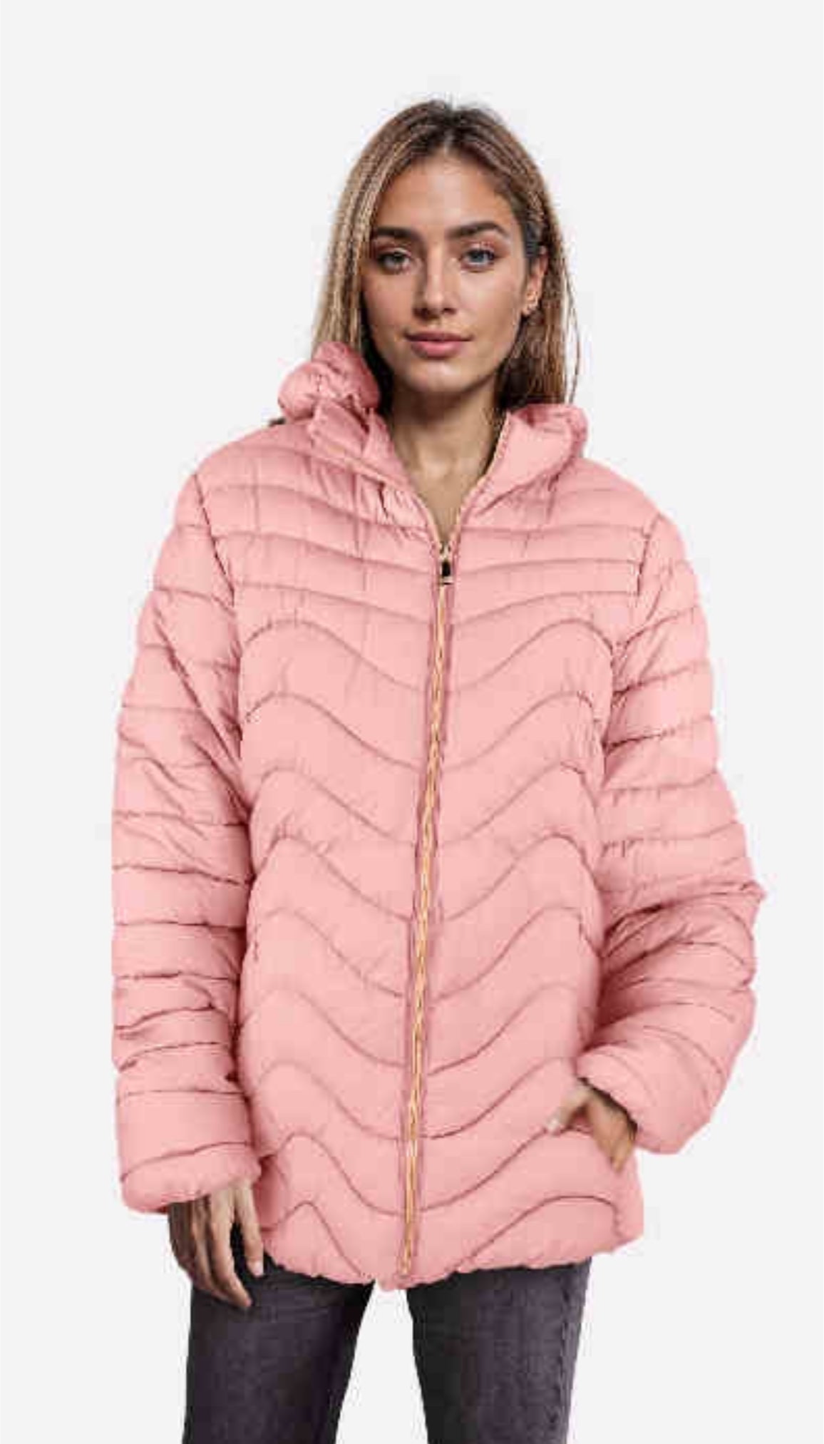 SABENA PADDED JACKET WITH FAUX FUR LINING