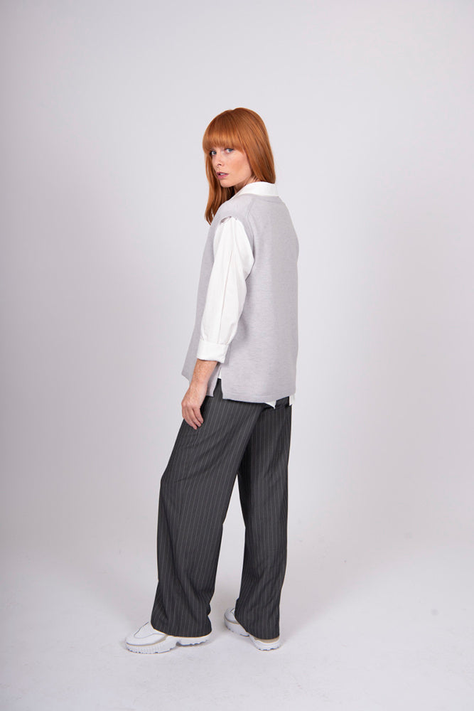 V-NECK CLASSIC VEST BRIDGE & LORD CASHMERE / MERINO
