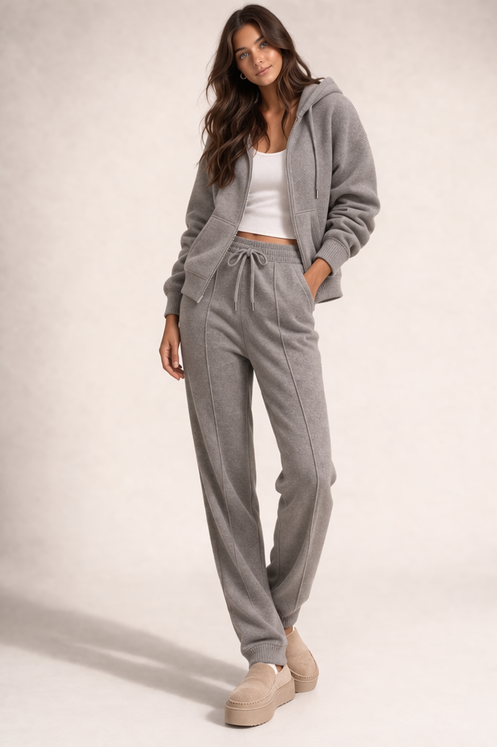 PURE CASHMERE PANTS