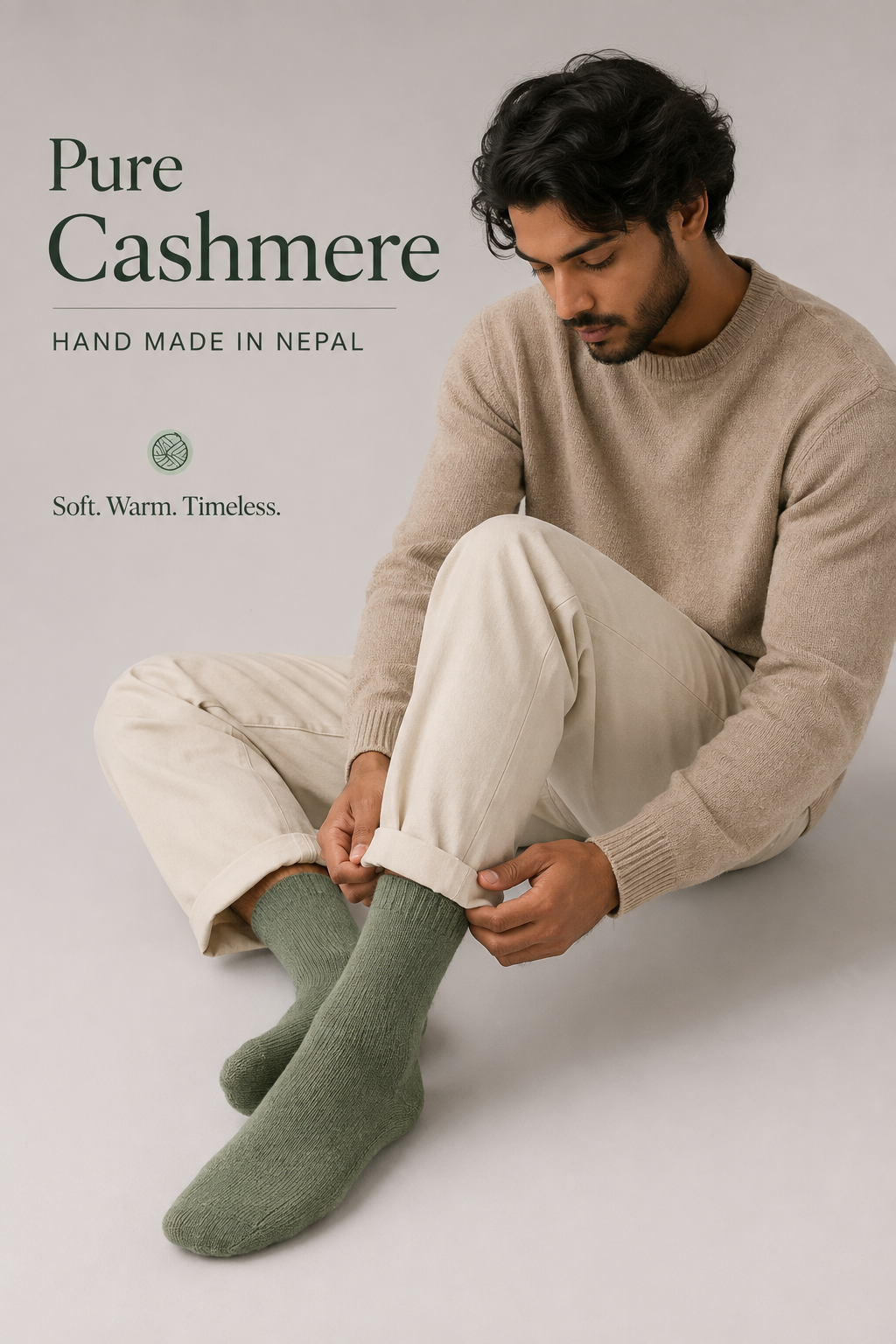 100% Cashmere socks - Men
