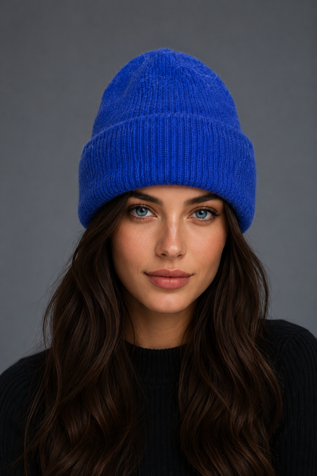Unisex Premium Angora Fur Beanie