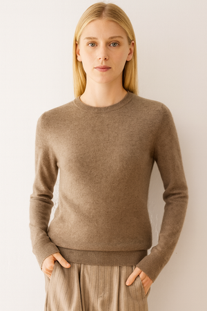 Pure Cashmere Crew Neck Pullover
