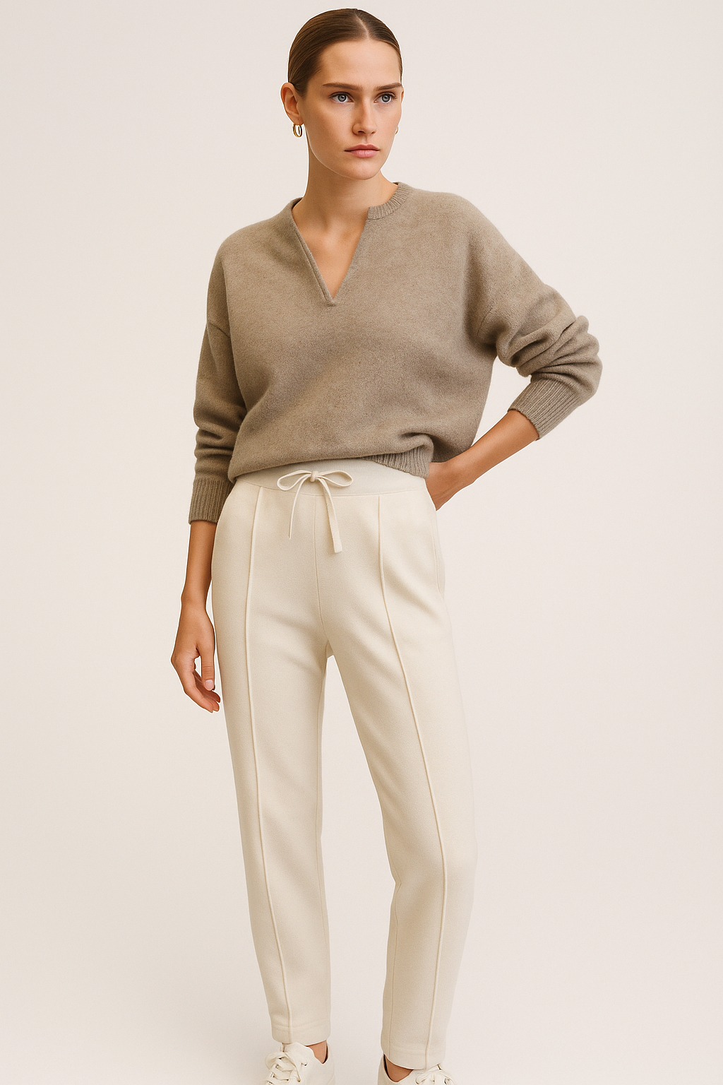 PURE CASHMERE PANTS