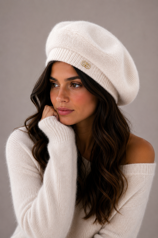 ELEGANT PURE MERINO WOOL BERET