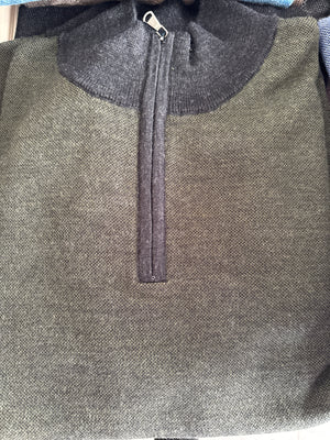 Fields Classics 1/4 Zip Pullover Pure Merino Wool