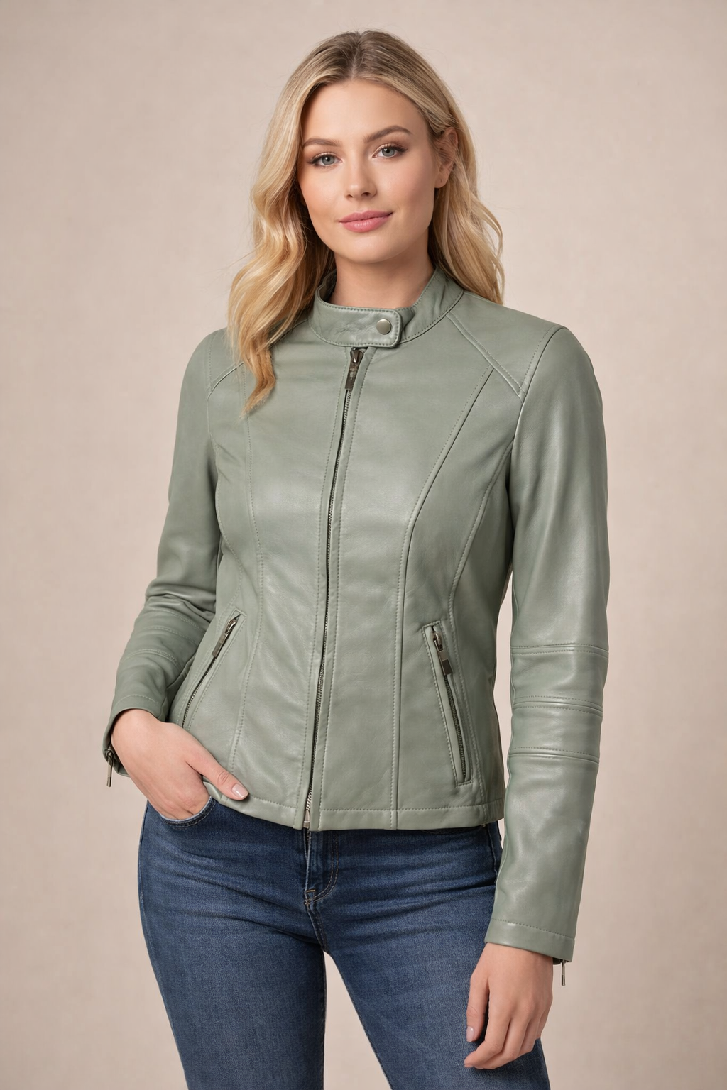MARAL 100% LEATHER BIKER JACKET