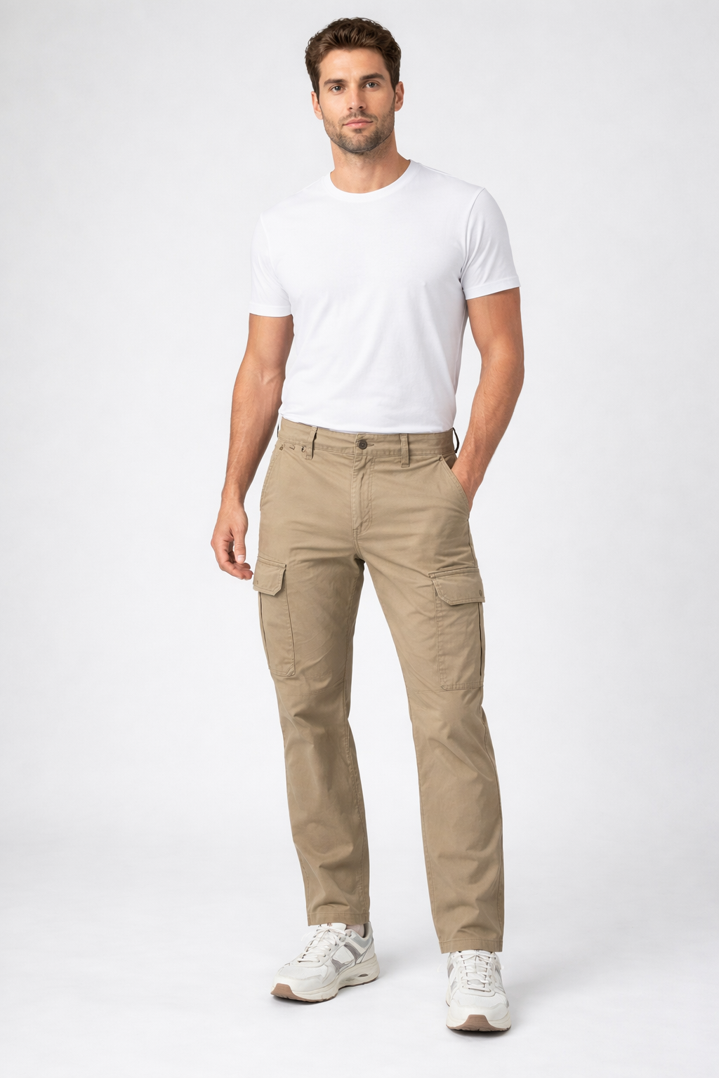 Le Temps des Cerises Tan Chino Pants