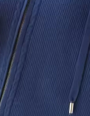 Pure cashmere Full zip hoodie