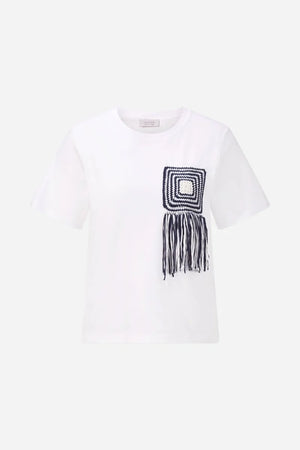 RICH & ROYAL WHITE T-SHIRT WITH PRINT