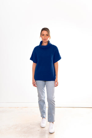 ROLL NECK SLOUCH VEST