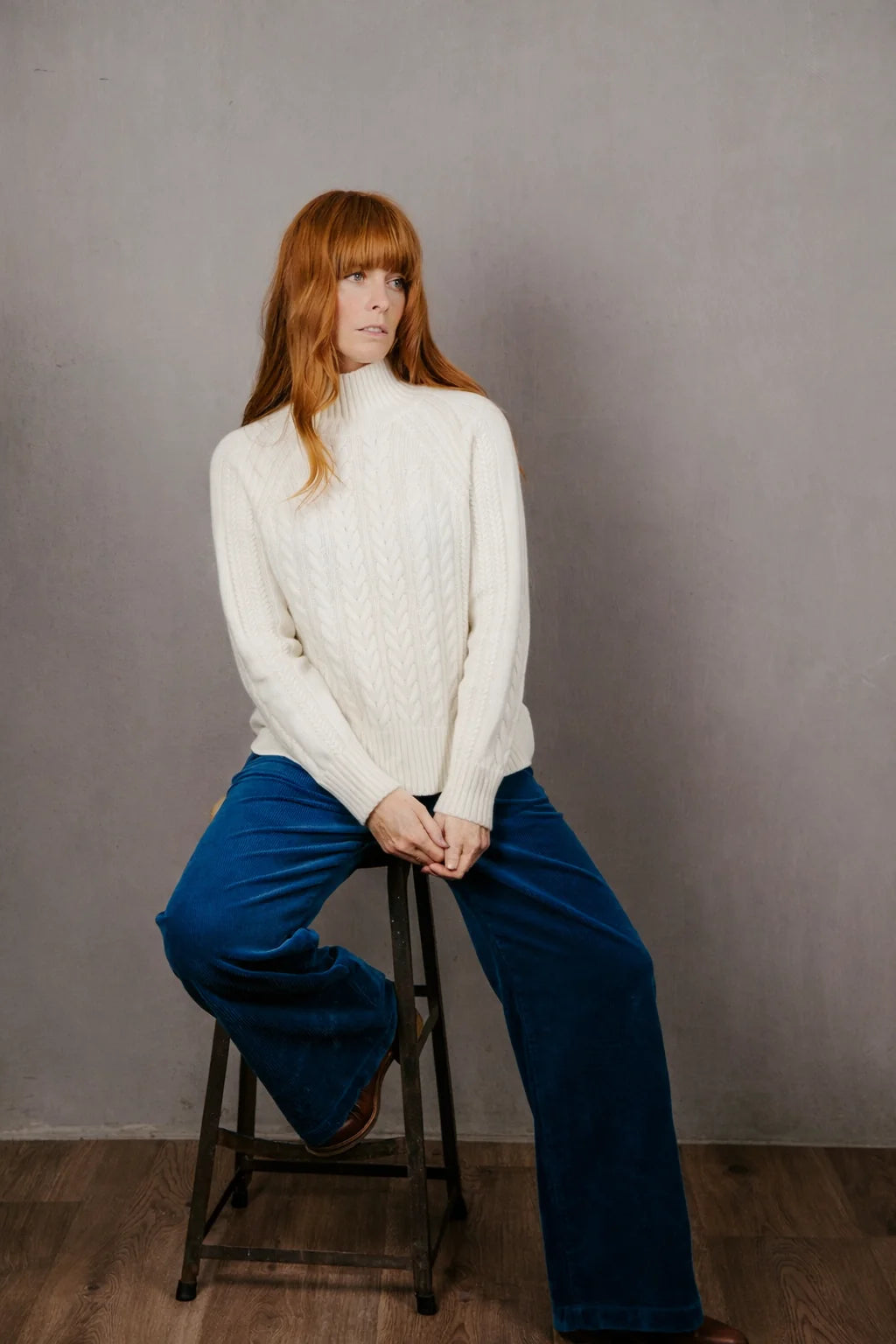 Bridge & Lord - Cable Raglan Pullover
