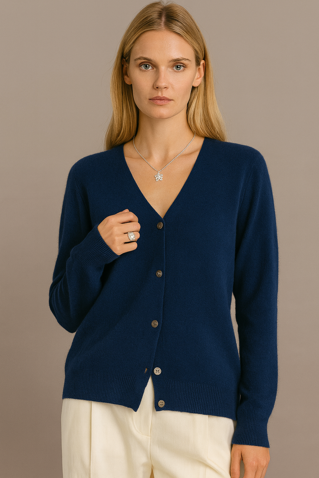Pure wool Cardigan V-Neck Knit on Australia