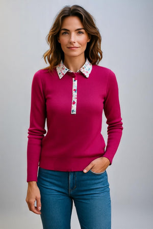 JO-RO  COLLAR PULLOVER