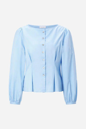 RICH & ROYAL FITTED BLOUSE WITH BUTTONS