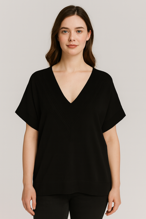 Bridge & Lord - V-Neck Cable Trim Vest