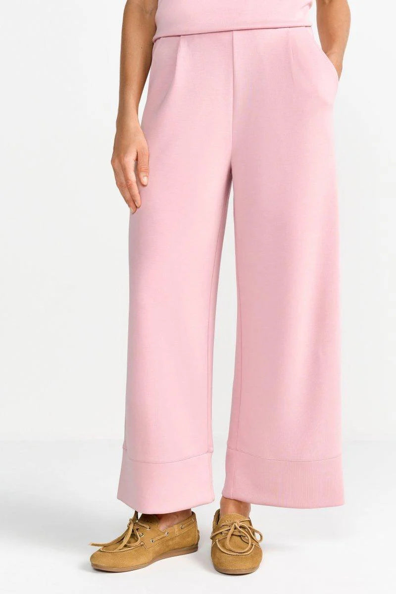 RICH & ROYAL wide-legged cropped trouser