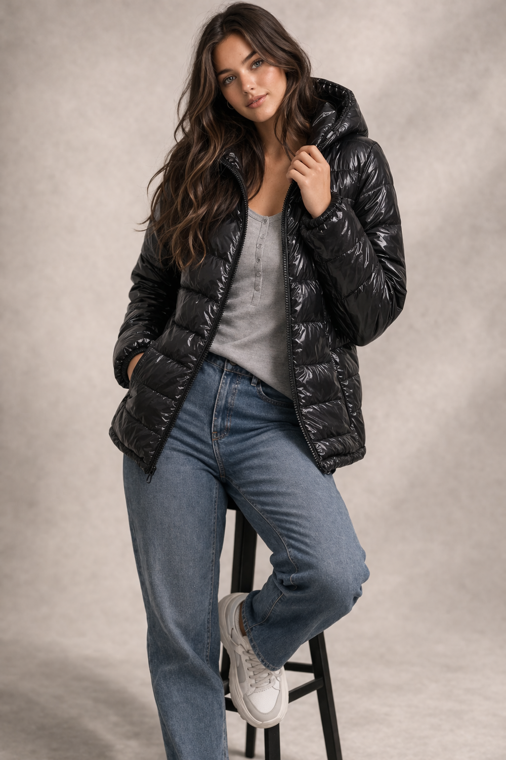 Women Puffer Jacket Lightweight Duck Down