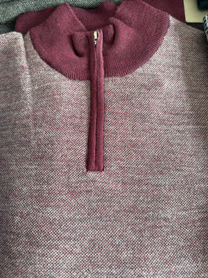 Fields Classics 1/4 Zip Pullover Pure Merino Wool