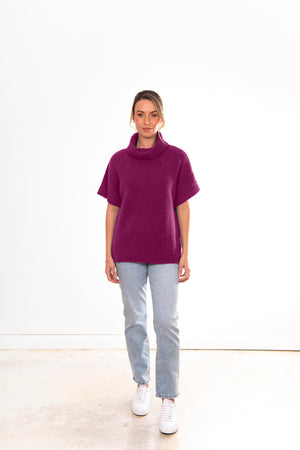 ROLL NECK SLOUCH VEST