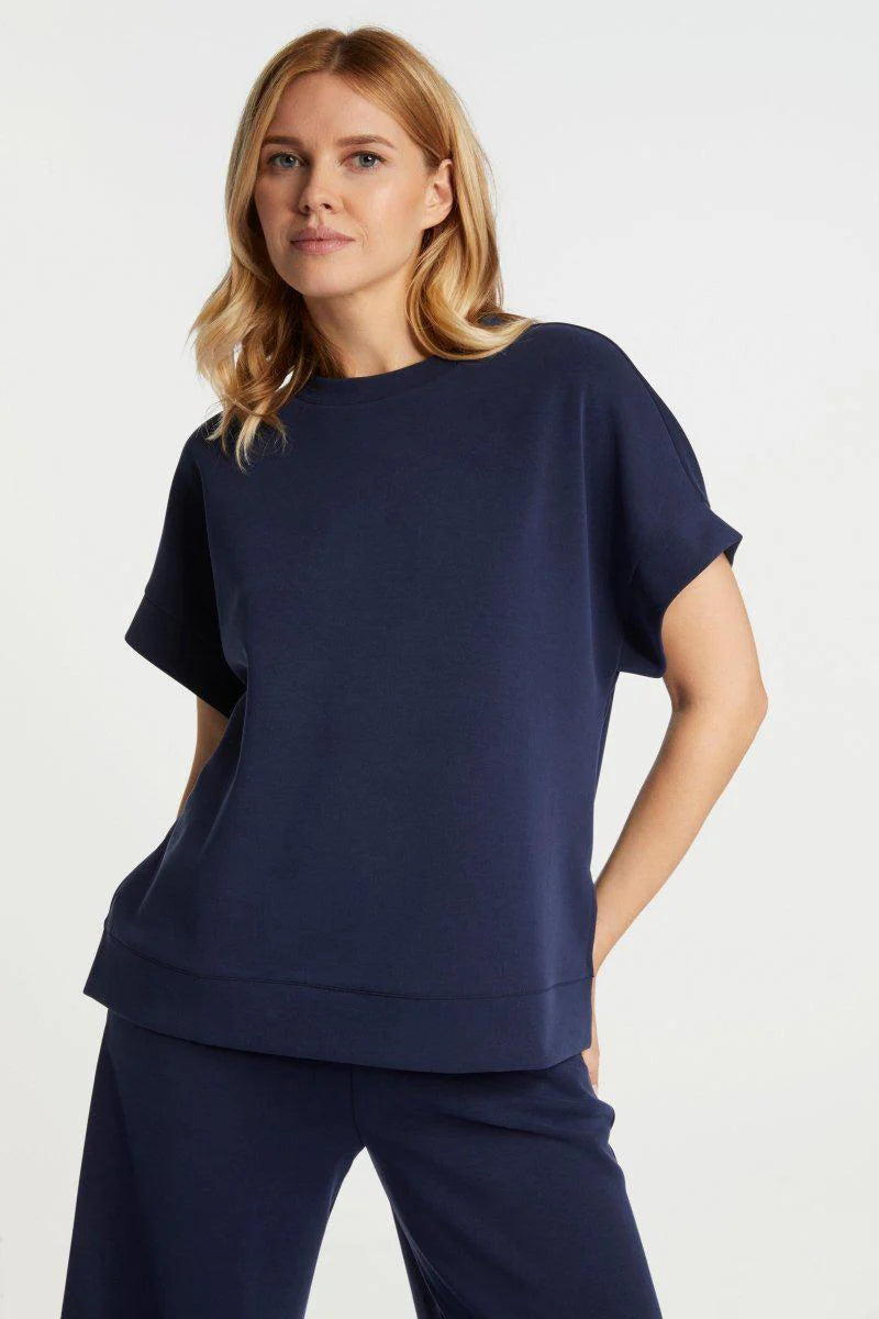 RICH & ROYAL T-SHIRT AUS SUPERSOFTEM JERSEY