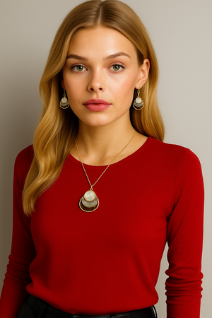 TAHLIA JEWLLERY LUXURY Flower Jewelry Set