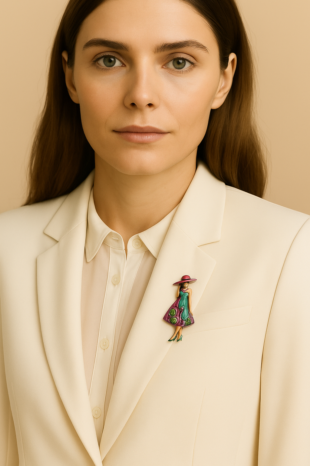 Stainless Steel Brooch Clothing Pin