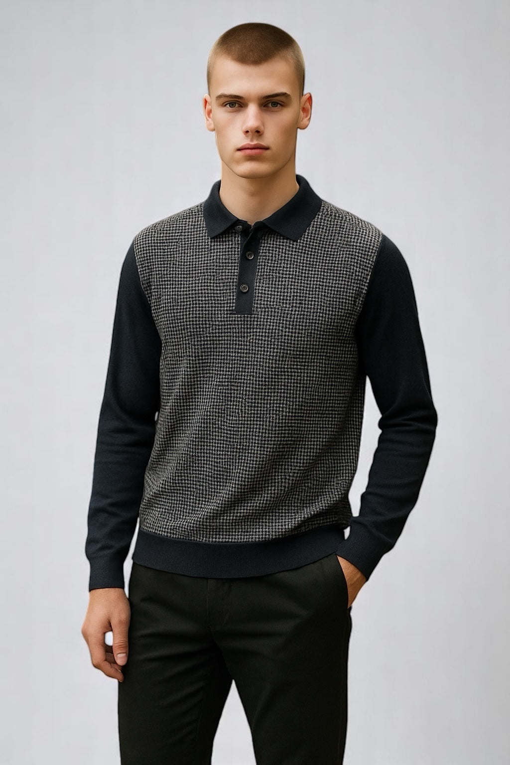 Fields Knitwear Collar Sweater – Pure Australian Merino Wool