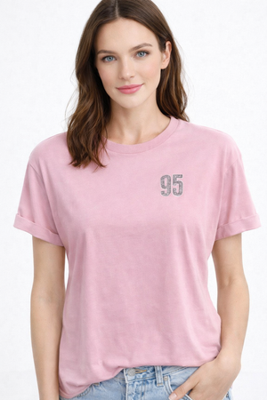 RICH & ROYAL ROSE WATER T-SHIRT WITH PRINT