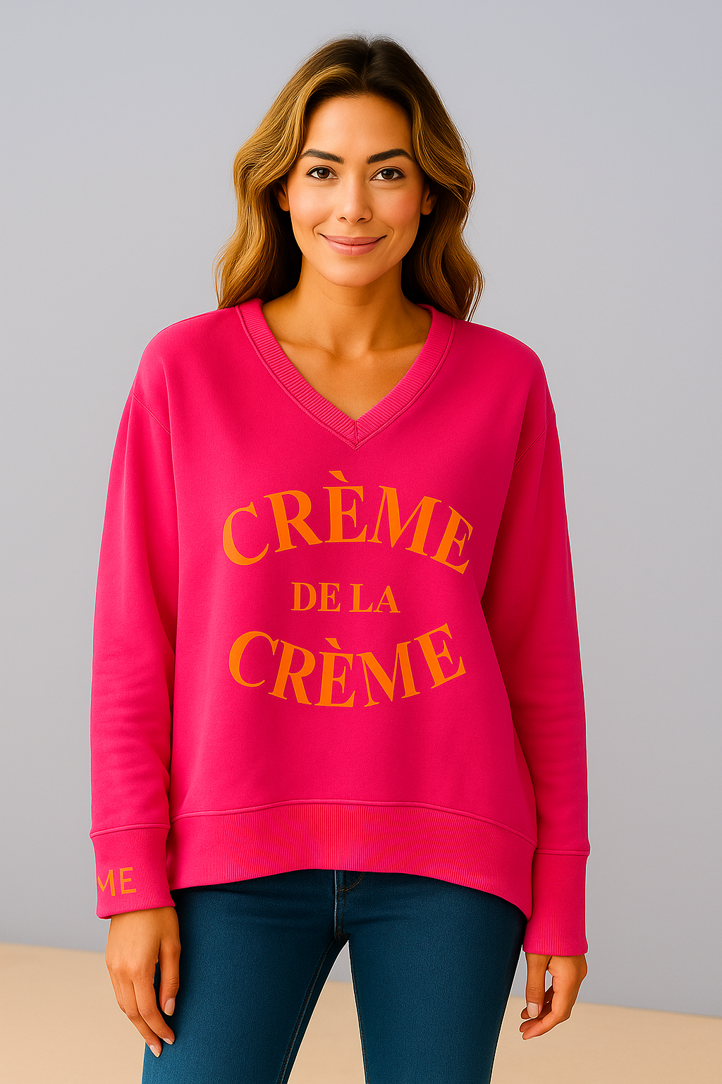 Miss Goodlife V Neck Crème de La crème