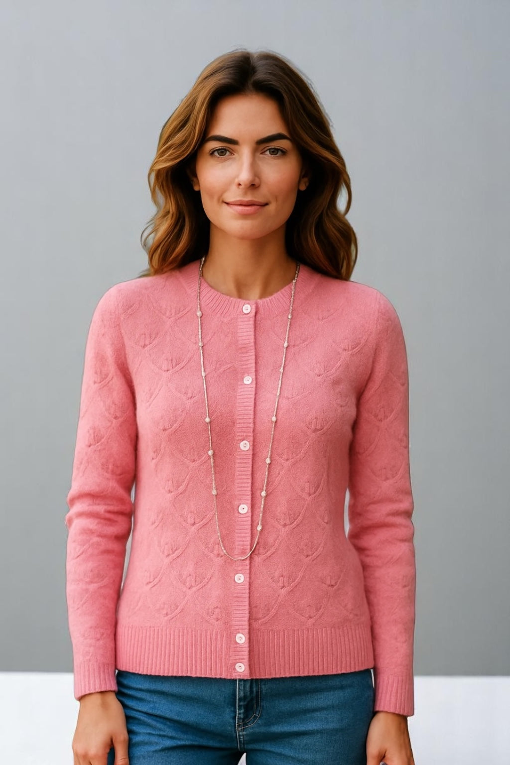 Ribbed cardigan Pure wool KNIT-ON AUSTRALIA