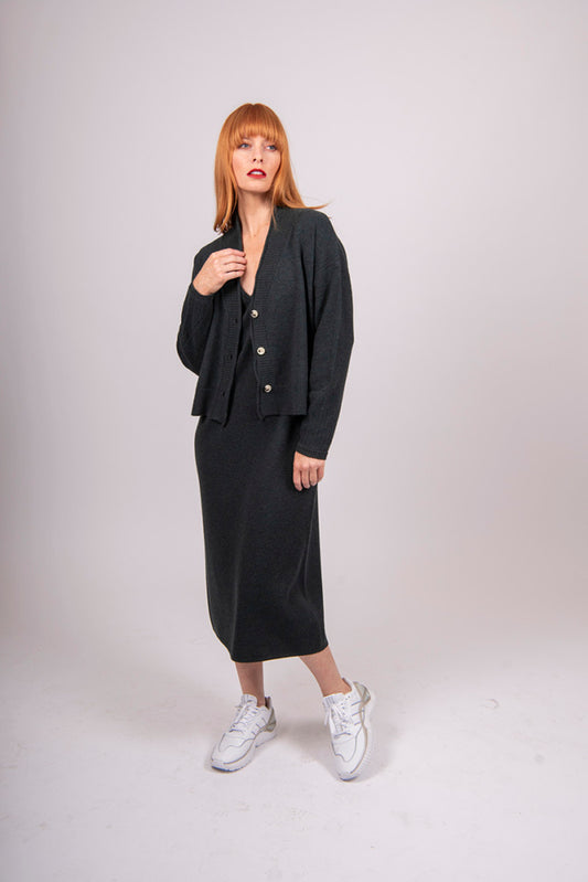 Shawl Collar Cardigan Bridge &  Lord Cashmere merino