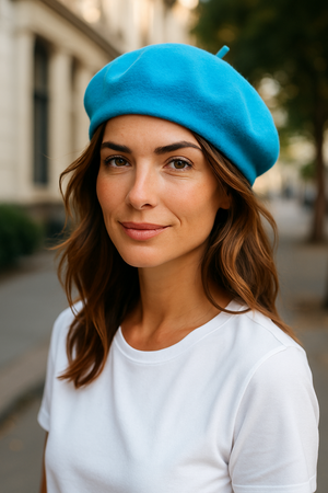PURE WOOL BERET HAT