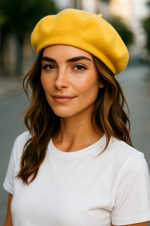 PURE WOOL BERET HAT