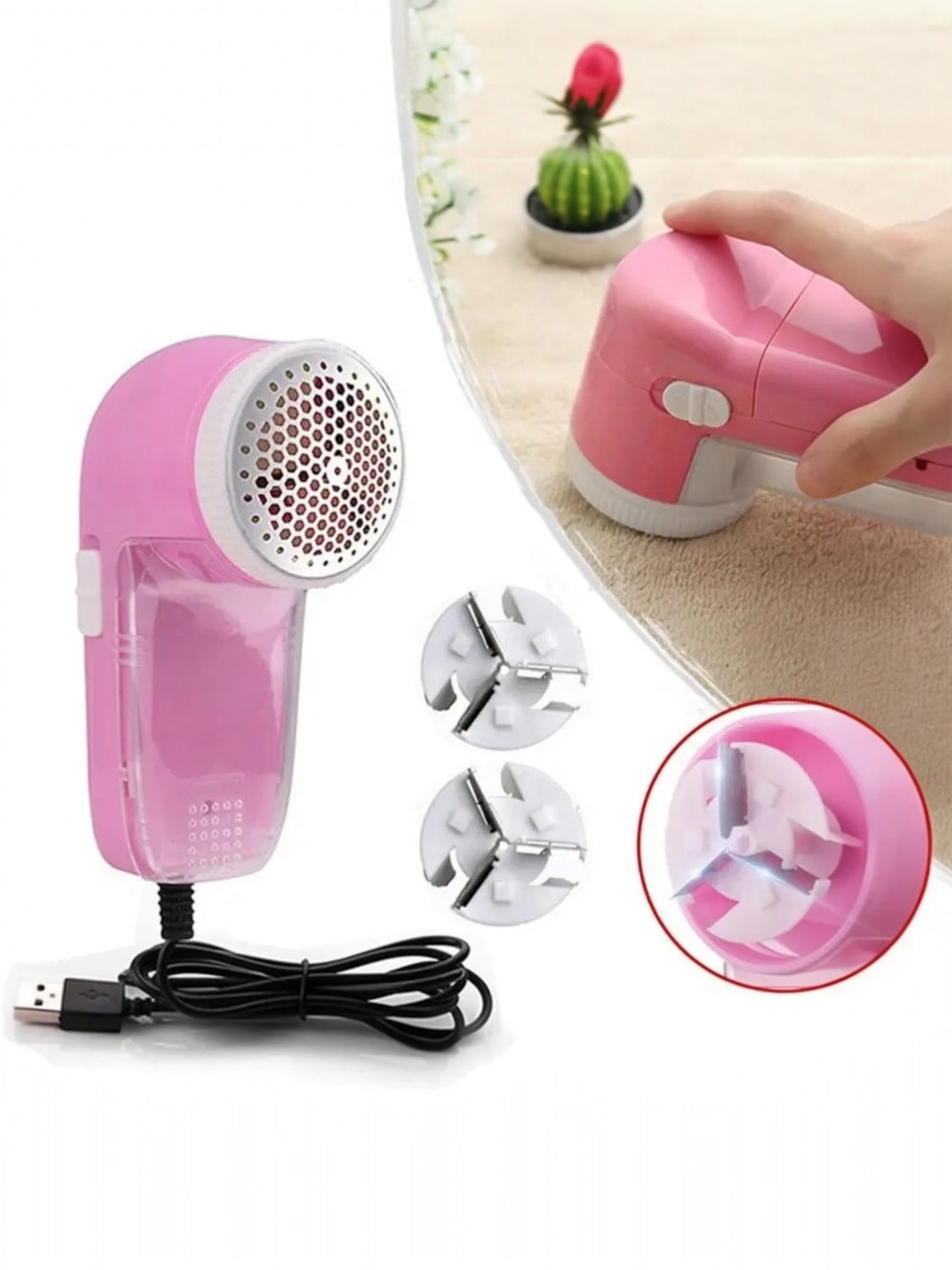 USB Plug-In Lint Remover Shaver